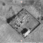 A zsidó temető légifotón