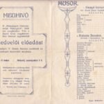 Rákosligeti Vöröskereszt 1918. Műkedvelő előadás. Forrás: Kovács Sándor